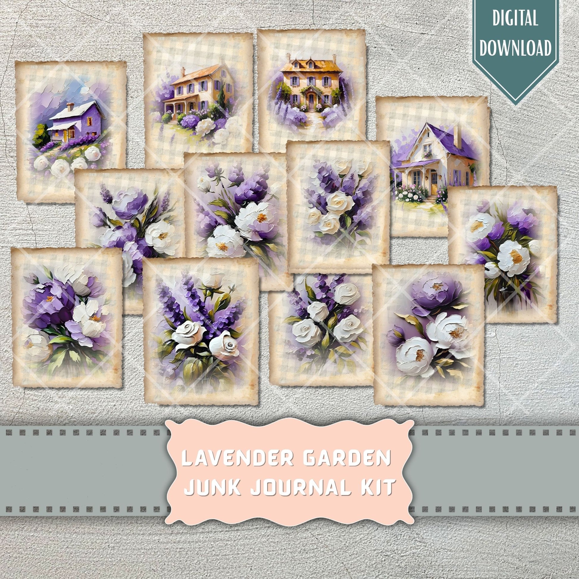 Lavender flower card for junk journals printable, Peony, Peonies, Purple, lavender, red, Tag, Folio, Craft, EPHEMERA, Collage Sheet, Nature, coffee, Garden Planner Junk Journal Kit,, Sew Gift Idea, Stickers,  Junk Journal, Pages, Holiday, Shabby, Pink, Fussy Cut, Vintage, Summer, Floral, Fall, Harvest, Sun, Gold, Printable, Digital Download
