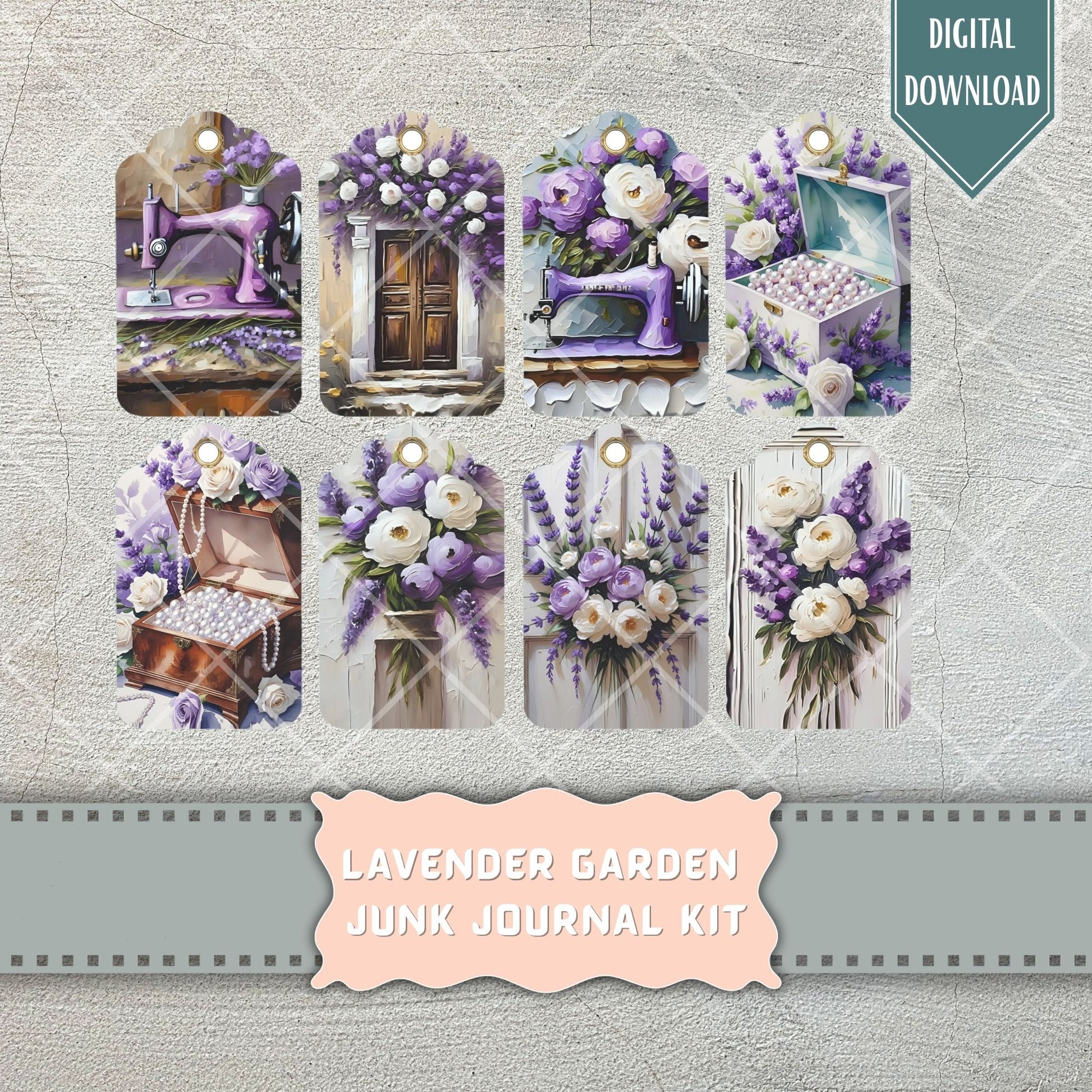Lavender flower tag for junk journals printable, Peony, Peonies, Purple, lavender, red, Tag, Folio, Craft, EPHEMERA, Collage Sheet, Nature, coffee, Garden Planner Junk Journal Kit,, Sew Gift Idea, Stickers,  Junk Journal, Pages, Holiday, Shabby, Pink, Fussy Cut, Vintage, Summer, Floral, Fall, Harvest, Sun, Gold, Printable, Digital Download